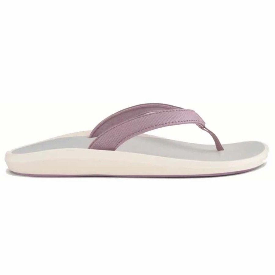 Footwear * | Olukai Pi'Oe Lilac Lilac Chalk