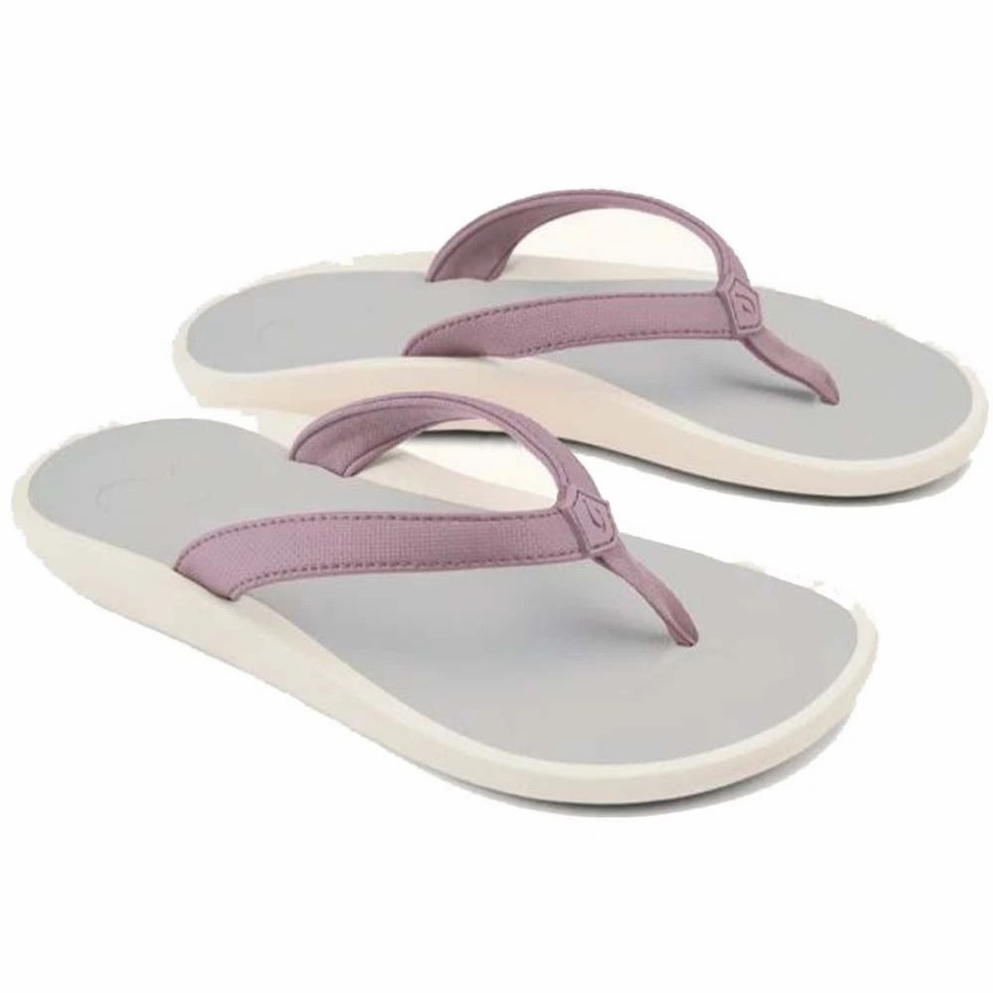 Footwear * | Olukai Pi'Oe Lilac Lilac Chalk