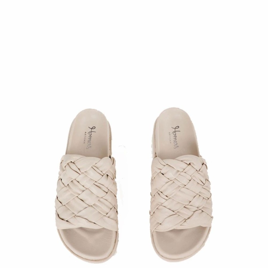 Footwear * | Homers Bio Tubular Slide Ivory