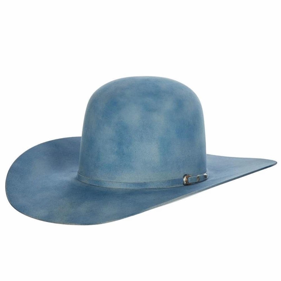 Hats * | Jw Brooks Custom Hats 50X Robins Egg Smoke 4 1/4In. Brim Felt Cowboy Hat