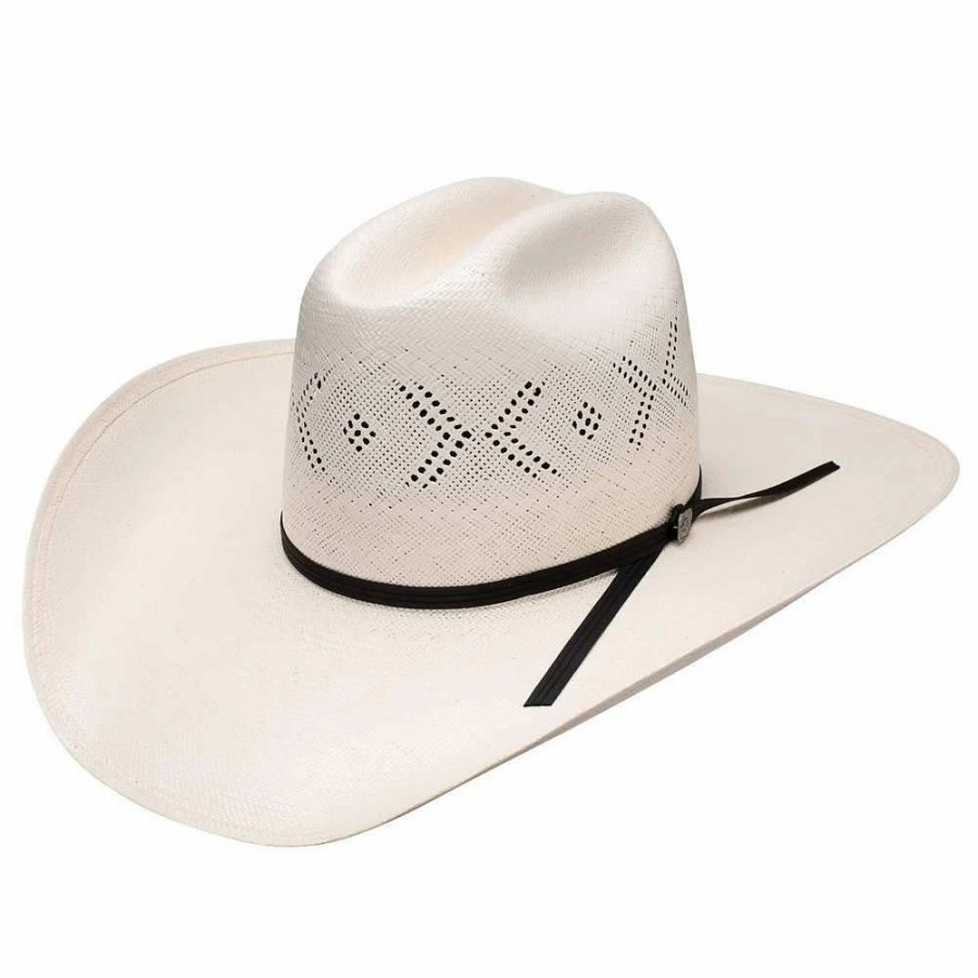 Hats * | Resistol 20X Reins Rb 4 1/2In. Brim Straw Cowboy Hat