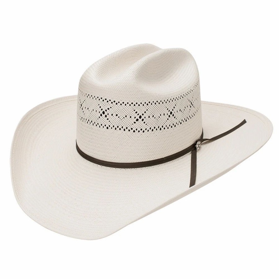 Hats * | Resistol Hooey Barbed Wire 4 1/4In. Brim Straw Cowboy Hat