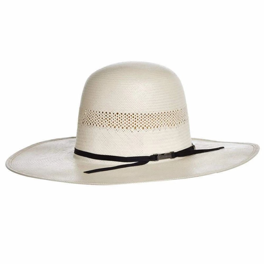 Hats * | American Hats 20 Star Premium Shantung Open Crown Two Cord Black Band 4-1/4In. Cowboy Hat