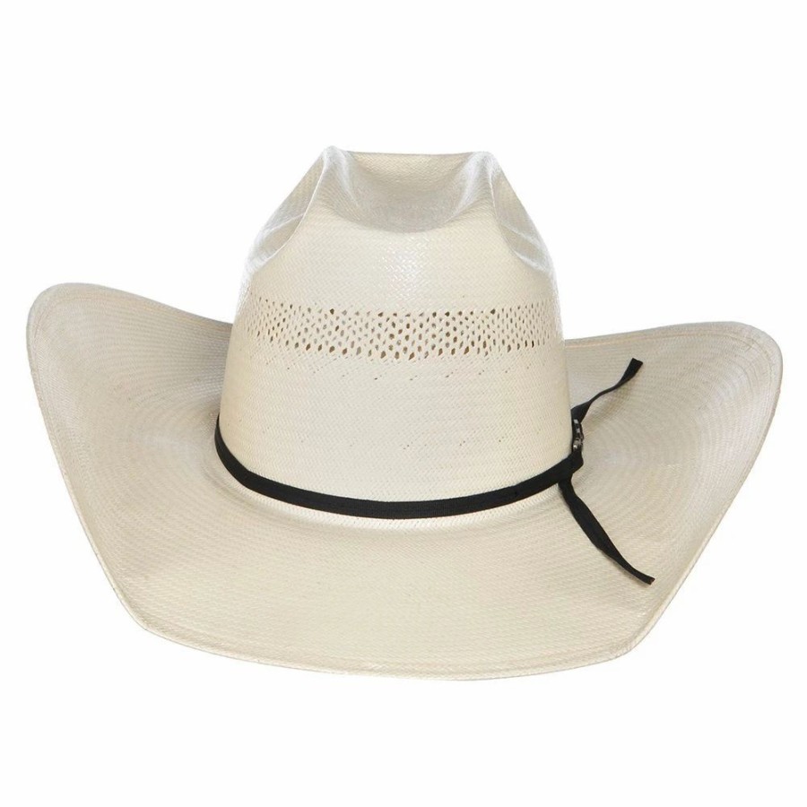 Hats * | American Hats 20 Star Premium Shantung Open Crown Two Cord Black Band 4-1/4In. Cowboy Hat