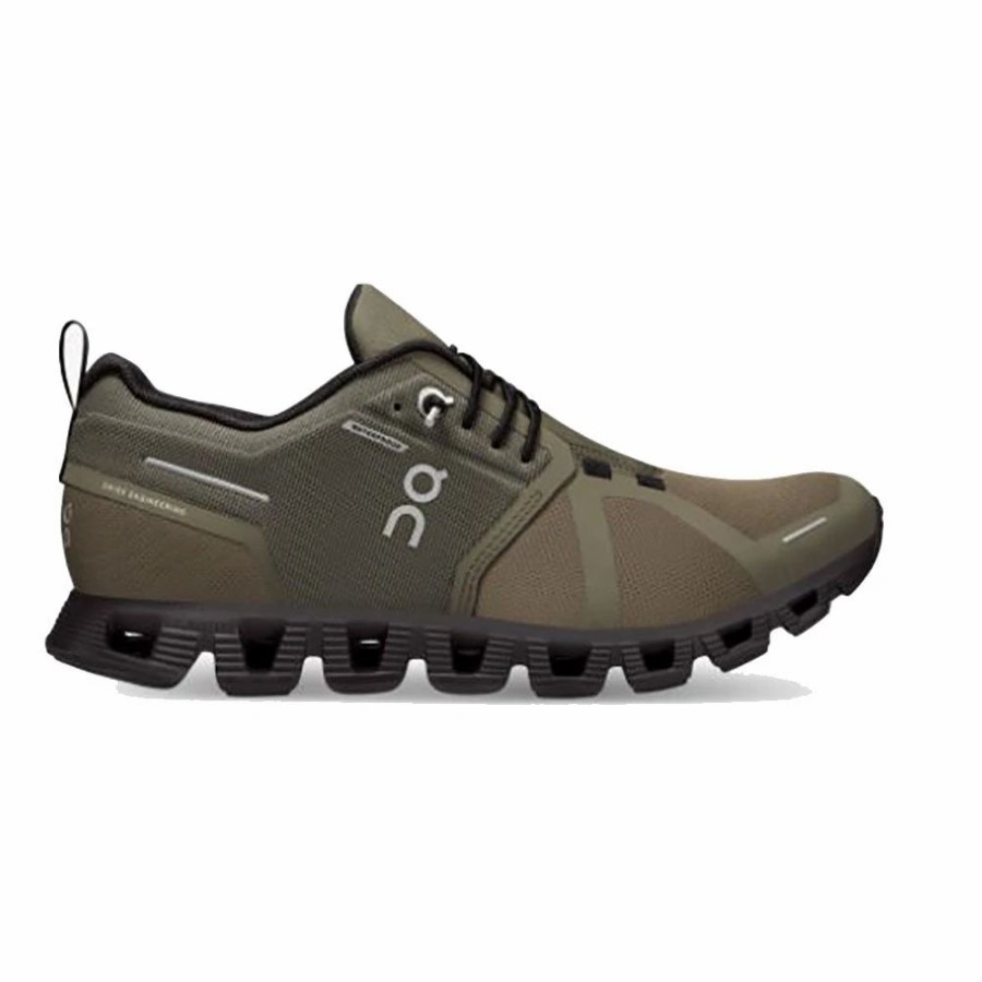 Footwear * | On Running Cloud 5 Waterproof Olive/Black Olive Black