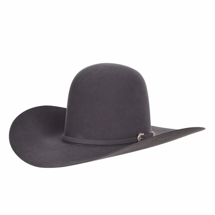 Hats * | American Hats 10X Steel Open Crown Felt Cowboy Hat