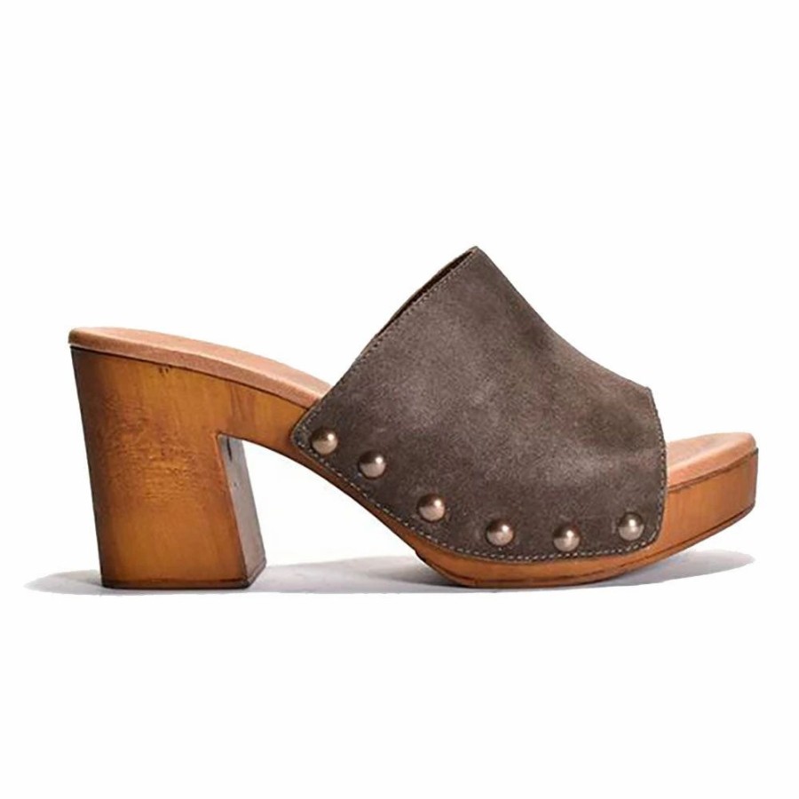 Footwear * | Cordani Whitley Clog Cocao Suede