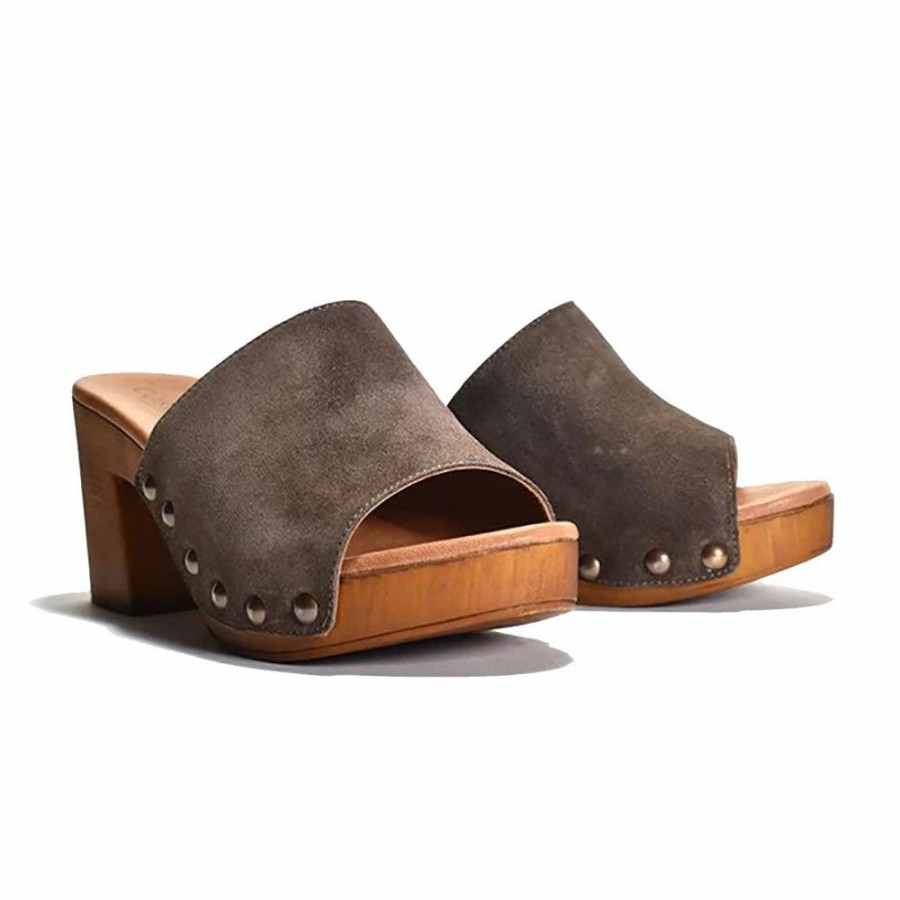 Footwear * | Cordani Whitley Clog Cocao Suede