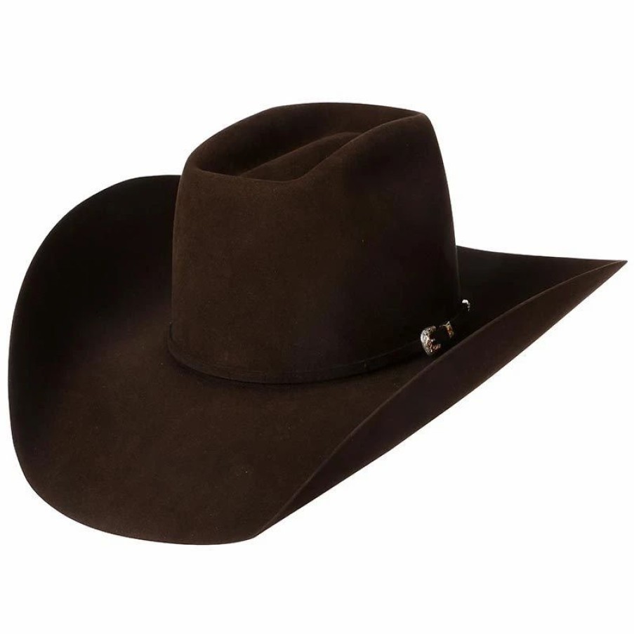 Hats * | American Hats 40X Chocolate Open Crown 4-1/4In Brim Felt Cowboy Hat