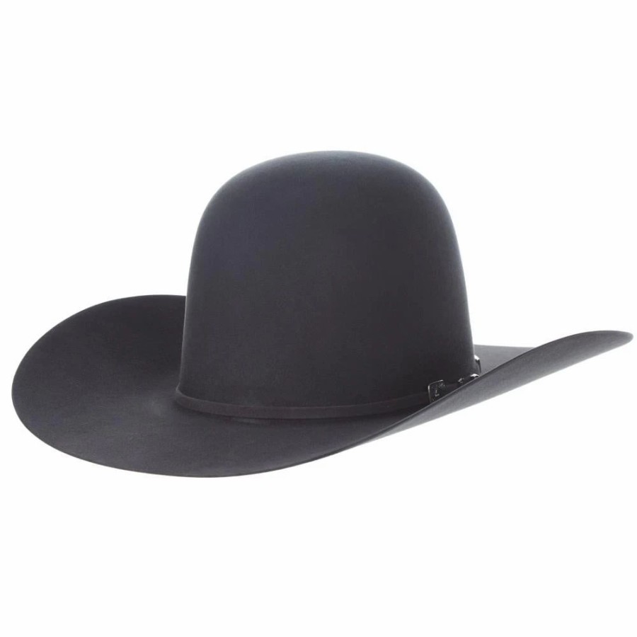 Hats * | American Hats Ahc 100X Steel Self Band 4 1/4In. Brim Open Crown Felt Cowboy Hat