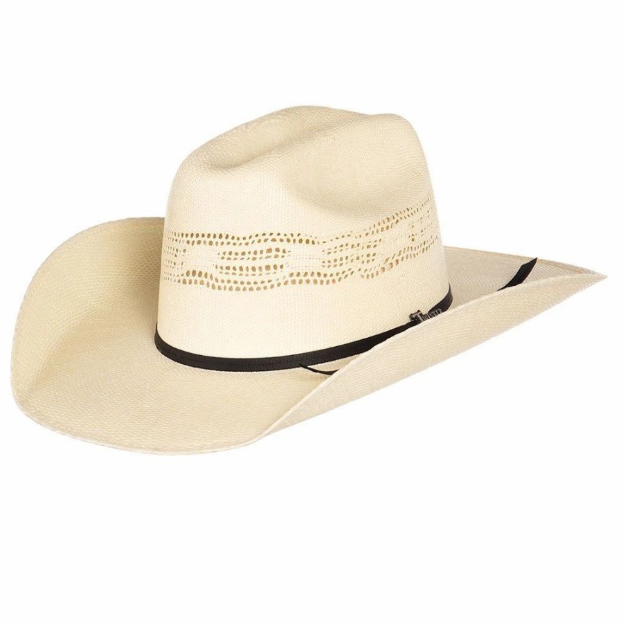 Hats * | Mf Western Products Youth Twister Bangora Cattlemans Precreased Straw Cowboy Hat