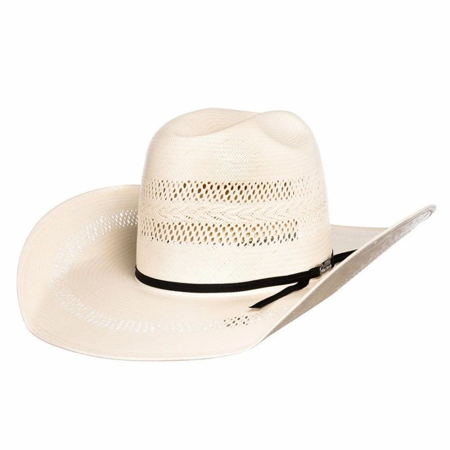 Hats * | American Hats Ivory Double Vent 4 1/4In. Vented Brim Open Crown