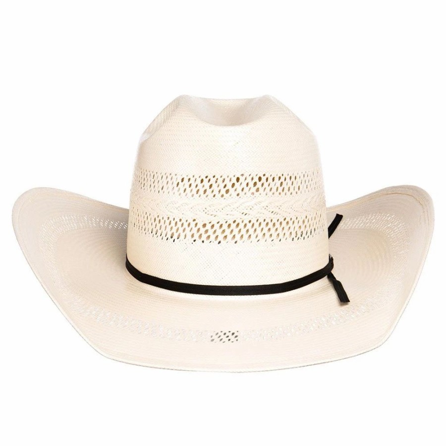 Hats * | American Hats Ivory Double Vent 4 1/4In. Vented Brim Open Crown