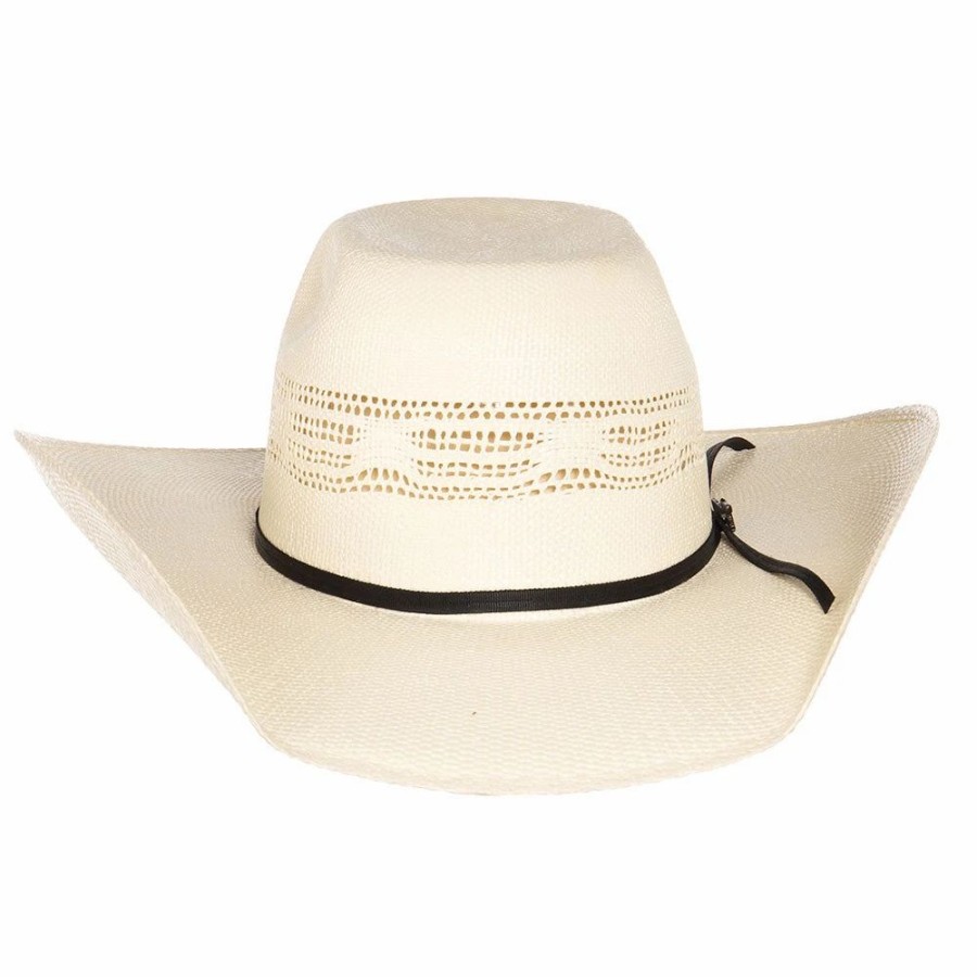 Hats * | Mf Western Products Youth Twister Bangora Natural Cool Hand Luke Precreased Straw Hat