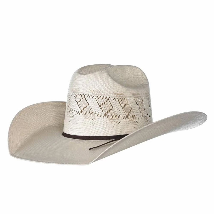 Hats * | Rodeo King Ivory The Wind Shantung 4 1/2In. Brim Open Crown Straw Cowboy Hat