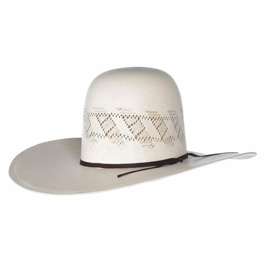 Hats * | Rodeo King Ivory The Wind Shantung 4 1/2In. Brim Open Crown Straw Cowboy Hat