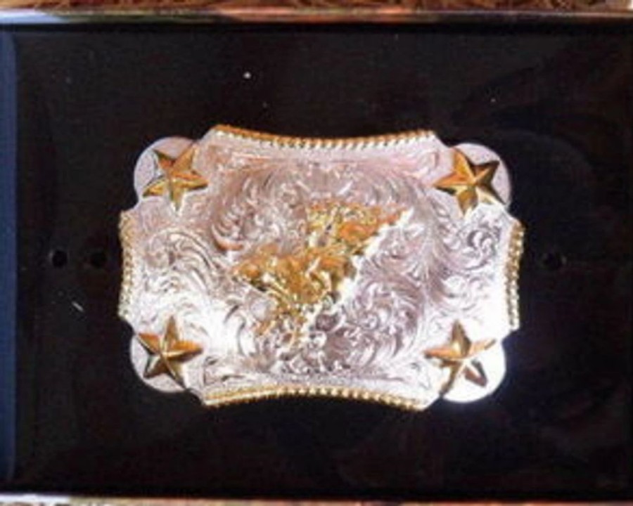 Youth * | Nocona Kid'S G/S Bull Rider Belt Buckle