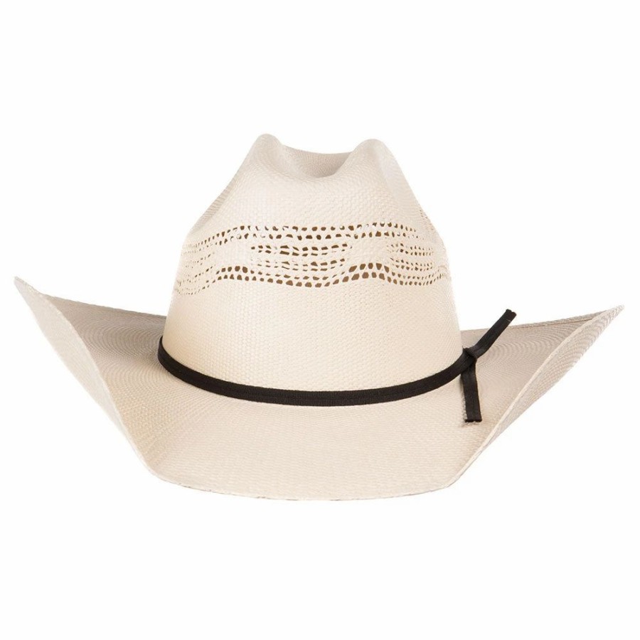 Hats * | Atwood Hats Kid`S Large Bangora Straw Hat With Black 2 Cord