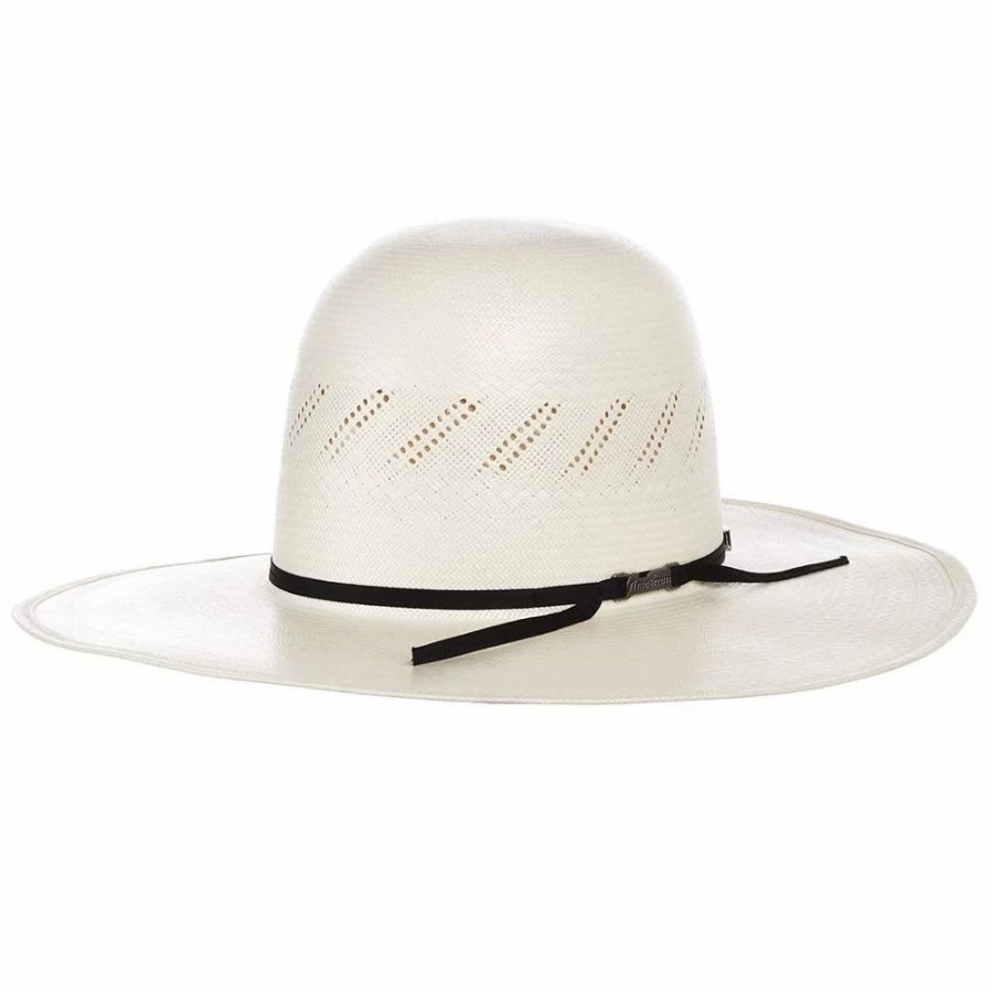 Hats * | American Hats Ahc 7900 Fancy Vent Ivory 4 1/4In. Brim Round Oval Open Crown Cowboy Hat