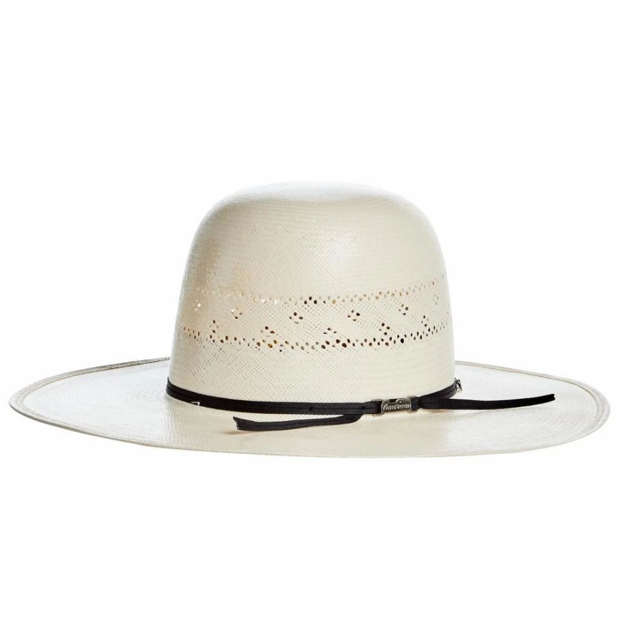 Hats * | American Hats Ahc Ivory 7210 4 1/2In. Brim Open Crown Straw Cowboy Hat