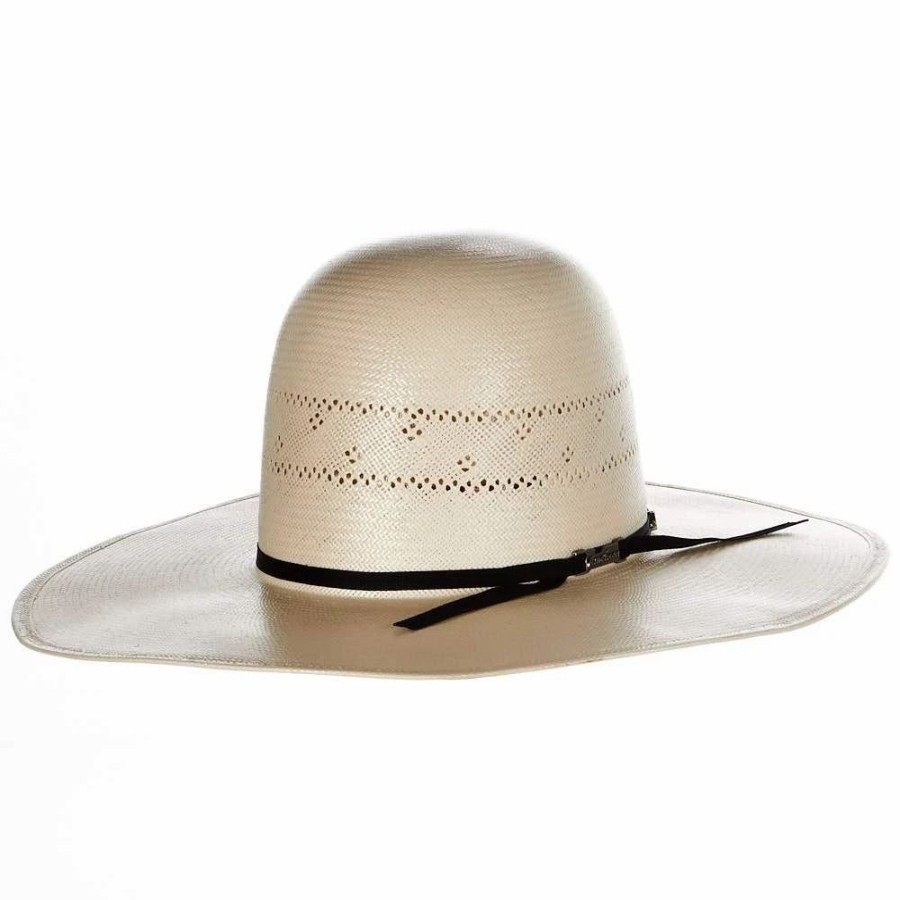 Hats * | American Hats Ahc Ivory 7210 4 1/2In. Brim Open Crown Straw Cowboy Hat