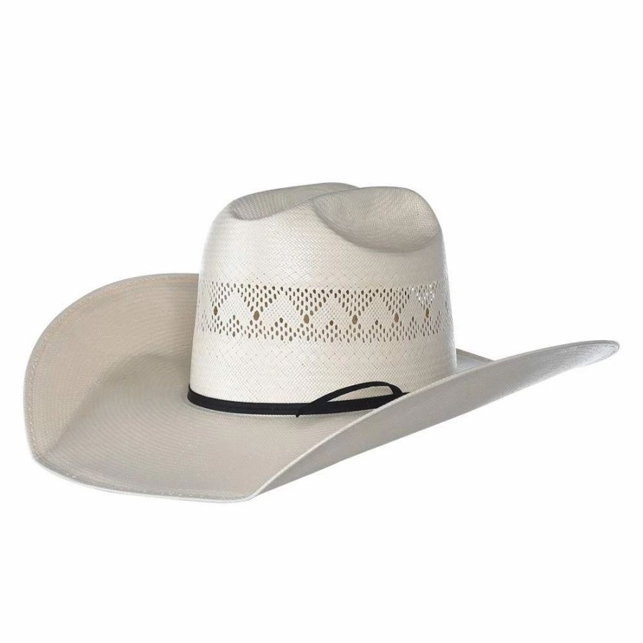 Hats * | Rodeo King Ivory High Point Shantung 4 1/2In. Brim Open Crown Straw Hat