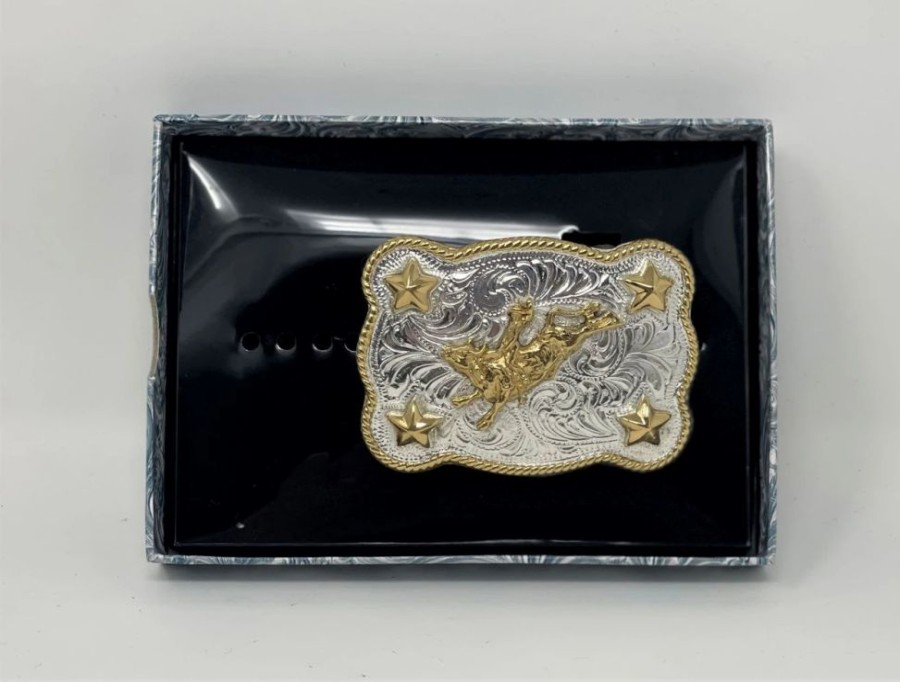 Youth * | Crumrine Youth Bull Rider Belt Buckle