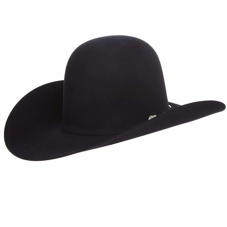 Hats * | American Hats Ahc 10X Midnight Blue Self Band 4 1/4In. Brim Round Oval Open Crown Felt Cowboy Hat