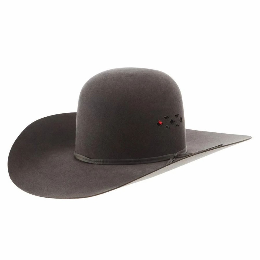 Hats * | Jw Brooks Custom Hats 6.5Oz Summer Felt Dove Grey 4 1/2In Brim Cowboy Hat