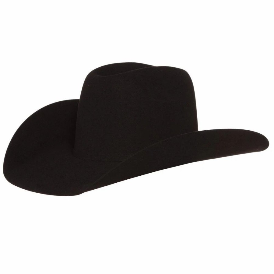 Hats * | Jw Brooks Custom Hats 50X Black 4 1/4` Brim